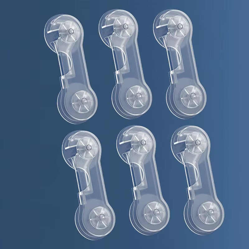 6PCS Baby Cabinet Locks Strap Drawer Lock Child anti Opening Refrigerator Lock Home Baby anti Pinch Safety Protection Buckle