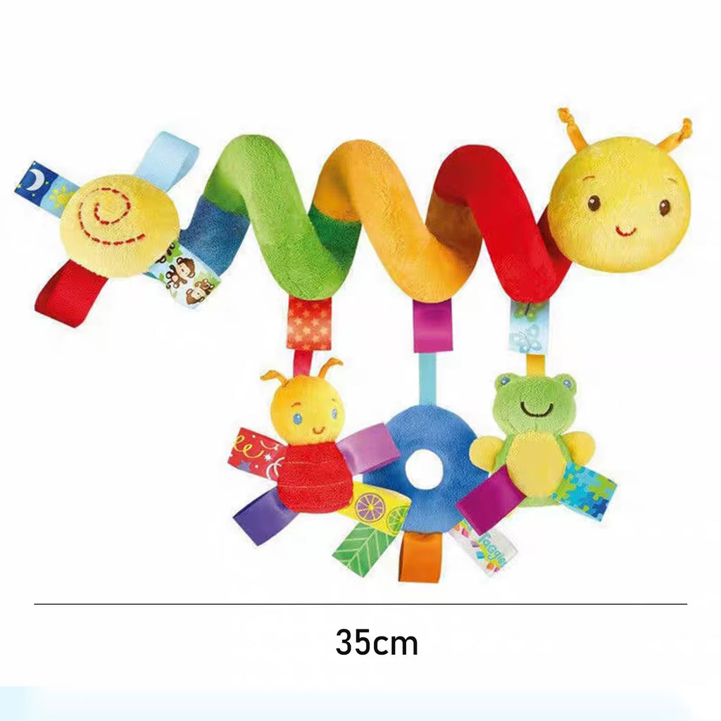 9 Styles to Choose from Baby Stroller Hanging Bell Plush Baby Colourful Label Bed Bell Toy Cartoon Multifunction